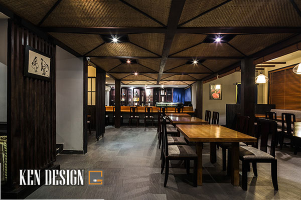 Thiết kế nhà hàng đẹp Makoto - nét Nhật Bản giữa lòng Hà Nội